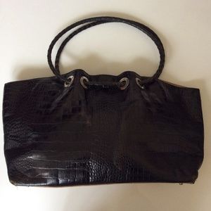 Susan farber leather tote.
